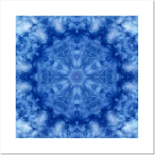 Cumulus Blue Symmetry Posters and Art